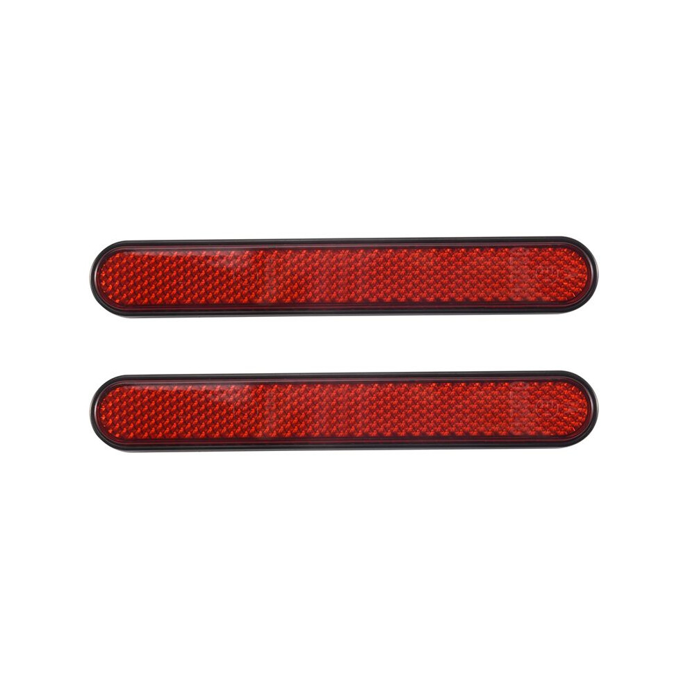 Motorcycle Front Fork Reflector Sticker Lower Legs Slider Safety Warning For Softail Sportster 883 1200 Red 4714120354160