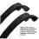 Ergonomic Office Chair Armrest Replacement, Universal Adjustable Arm Support, Durable Black Plastic 4