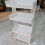 White Mobile Printer Stand with Storage Drawers and Wheels, Compact MultiLevel Office Organizer 3