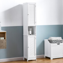 Liano 2 Door Tallboy Bathroom Cabinet Storage Unit