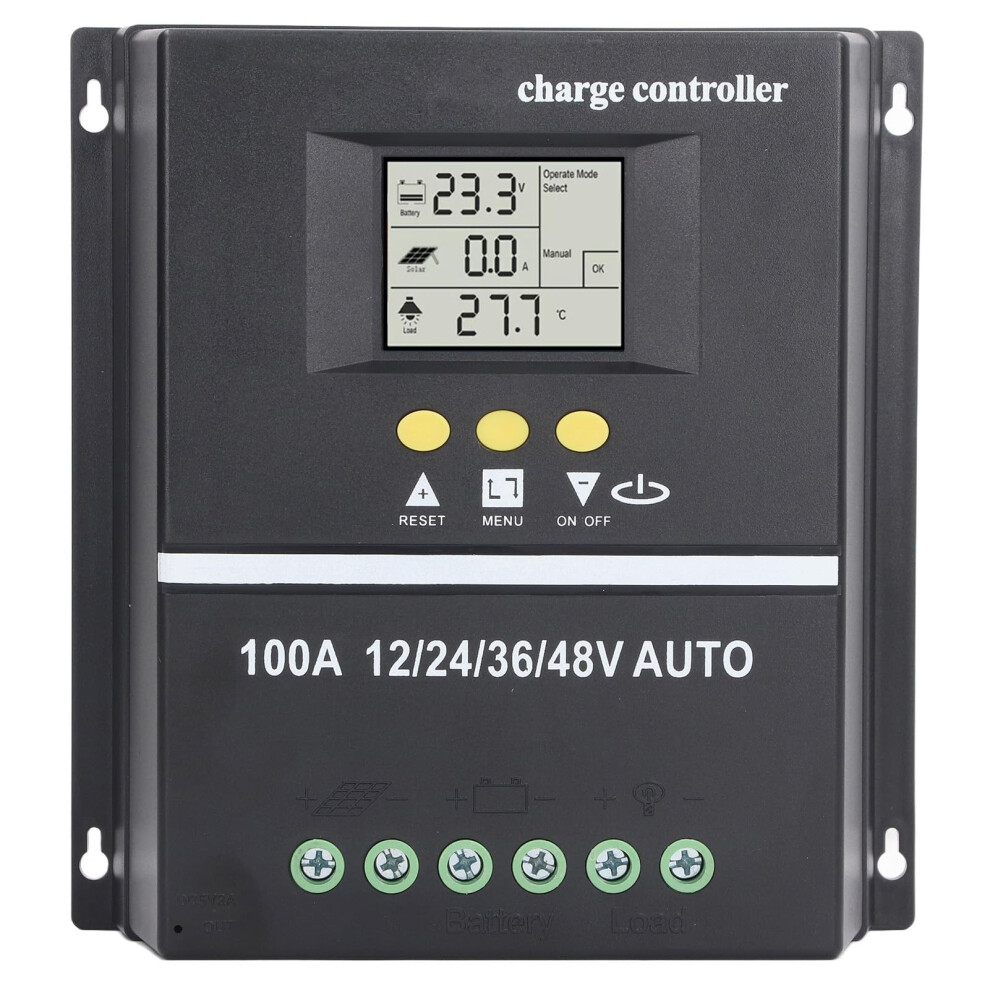 Mppt Solar Charge Controller 12V 24V 36V 48V Efficiency Regulator With Backlit Lcd And Usb Charging 9330225152231