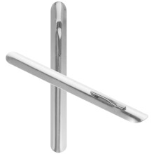 2 Pack Stainless Steel Crumb Sweeper Scraper with Pocket Clip for Quick Table Cleaning in Restaurants