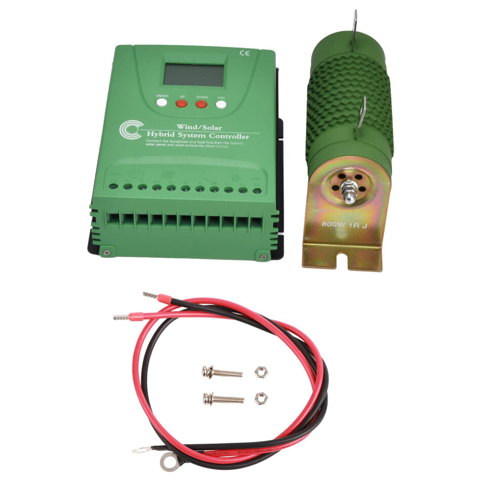 Mppt Boost Wind Solar Hybrid Charge Controller With Lcd For Lithium 12V/24V Offgrid Systems 9174973294368