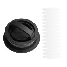 Hamburger Press NonStick Burger Patty Maker with Oil Papers for Uniform Striped Patties Home and Restaurant Use