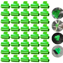 40pcs 19mm Greenhouse Film Snap Clips for 3/4 Inch PVC Pipe, Secure Snap Lock, Weather‑Resistant Garden Hoop Clamps