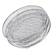 Air Fryer Rack Stainless Steel Stackable Dehydrator Basket for MultiLevel Cooking Easy Clean