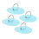 4pcs Mint Green PVC D Ring Patch for Inflatable Boats 8cm Diameter 1