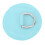 4pcs Mint Green PVC D Ring Patch for Inflatable Boats 8cm Diameter 12