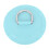 4pcs Mint Green PVC D Ring Patch for Inflatable Boats 8cm Diameter 14