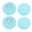 4pcs Mint Green PVC D Ring Patch for Inflatable Boats 8cm Diameter 15