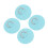 4pcs Mint Green PVC D Ring Patch for Inflatable Boats 8cm Diameter 16