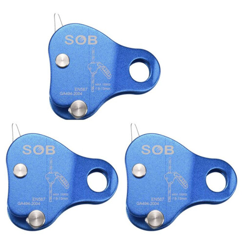 3X Bloqueador de Cuerda de Aluminio para Escalada Al Aire Libre