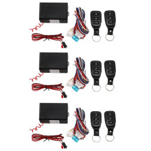 3X Car Alarm Systems Auto Remote Central Kit Door Lock Keyless Entry System Central Locking with Remote Control