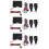 3X Car Alarm Systems Auto Remote Central Kit Door Lock Keyless Entry System Central Locking with Remote Control 1