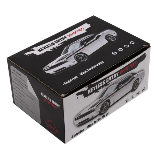3X Car Alarm Systems Auto Remote Central Kit Door Lock Keyless Entry System Central Locking with Remote Control 2