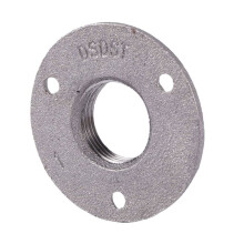 3X 1 Inches Malleable Cast Iron Pipe Flange, Industrial Pipe Flanges for Threaded Black Pipes and Fittings 1 Pcs