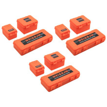 9 Pièces Outil de Décoration de Boîte de Rangement de Voiture Dans Plastique RC pour Trx4 Axial Scx10 90046 D90 1/10 RC Crawler Accessoires