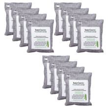 3X Activated Bamboo Charcoal Bag Odor Remover 200Gx4, Air Purifying Bags for Home, Car, Closet, Shoes