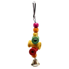 18 Pcs Bird Toys, Bird Swing Toy Colorful Chewing Hanging Hammock Swing Bell Pet Climbing Ladders Toys Bird Toys