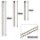 36 Pieces Ceiling Fan Pull Chain Extender Bronze Fan Chain Extension 12/24/ 36 Inches Extra Long Ceiling Fan Pull Chain 8