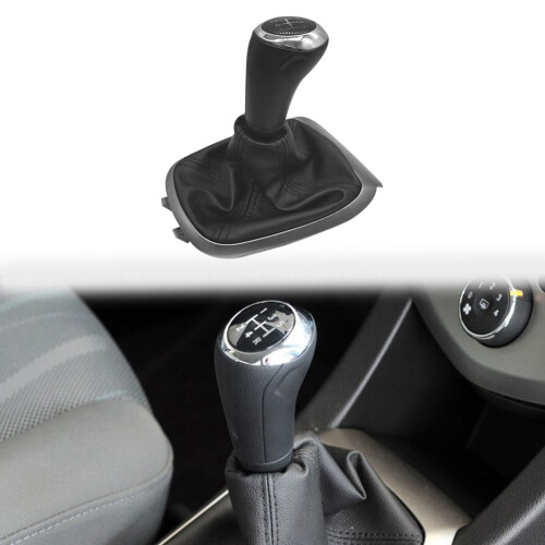 Manual 5 Speed Gear Stick Shift Lever   with Leather Boot for  Aveo 2011-2014 1.4T 2