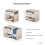 Gray MDF Printer Stand with DoubleLayer Storage and Drawer, SpaceSaving Desktop Shelf for Home Office 2