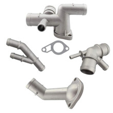 4PCS Aluminium 1.8T Engine Cooling Coolant Hose Connector Supercharger Pipe for   MK4 Bettle A3 S3 TT