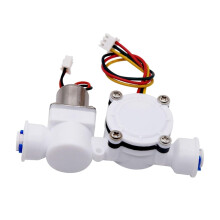 1/4 Inch Water Flow Sensor 1.8–5V 2 in 1 Design with Fast Signal Output for Garden Hose Watering