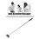 3Pcs Stainless Steel Back Scratcher Extendable Rake Portable Tools 11