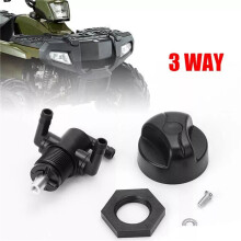 2X Fuel Tank Valve Petcock 3 Way & Knob NUT 7052161 for  Magnum 325 330 500