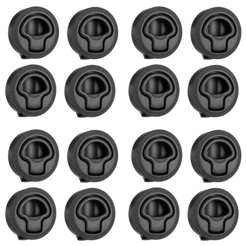 16Pcs/Set Round Pull  Lock Slam  Hardware for RV Yacht Boat Deck Hatch