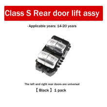 2X Schwarzer Fensterheber-Bedienknopf Schiebedachschalter 2229051505 für - W222 S550E S600 2014-2020