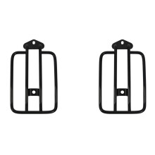2X Motorcycle Steel Luggage Rack Backrest Rear for -Davidson Sportster Xl 883 Xl1200 X48 (Black)