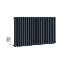 (830mm) Traditional Anthracite 3 Column Electric Radiators 600mm high