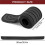 2X Car Rear Bumper Protector, Universal Flexible Bumper Guard Protector, Anti-Scratch Rear Bumper Protector Strip 7
