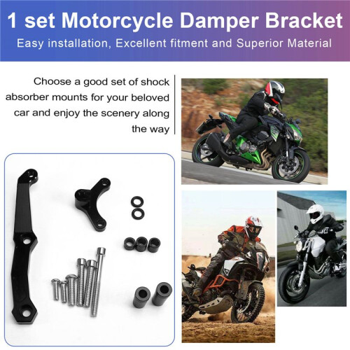 Motorcycle Adjustable Steering Stabilizer Damper  Bracket for  Z800 2013-2018 2