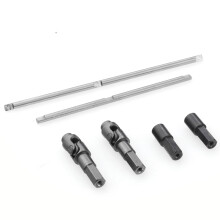3X Kit de Copa de Dirección de Engranaje de Eje de Puente de Engranaje de Acero de Actualización para MN D90 D91 F + R