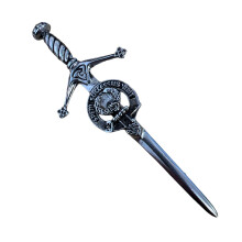 Ross Clan Crest Pewter Sword Kilt Pin