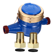 Digital Cold Water Flow Meter with LCD Display for Home Tap Use, Accurate Readings, Easy Install