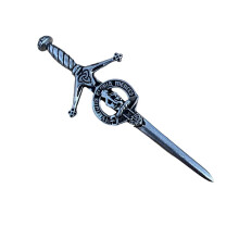 Robertson Clan Crest Pewter Sword Kilt Pin