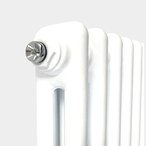 (1168mm) Traditional White Electric 2 Column Radiators 600mm high 2