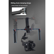 Gimbal Handgrip for Ronin RS2/3/4 Foldable Carbon Handle Grip 180 Adjustable Stabilizer Bracket for RS2/3/4 B