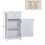 Home Discount Priano White 1 Drawer 1 Door Storage Cabinet 8