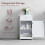 Home Discount Priano White 1 Drawer 1 Door Storage Cabinet 2