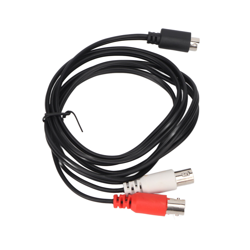 Mini Din 4 Pin To 2 Bnc Female Video Splitter Cable 4.9Ft 8431389694887