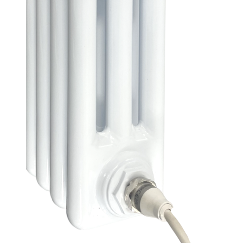(600mm) Traditional White Electric 3 Column Radiators 480mm high 2