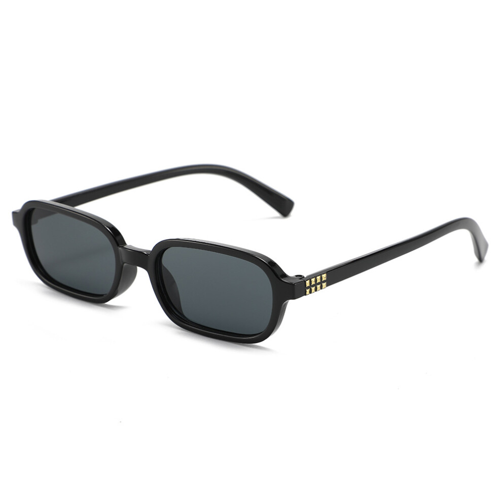 Creation-3C (Black Gray) Uv-Protected Square Sunglasses For Women