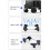 Computer Tower Stand with Wheels, Adjustable CPU Stand for Desktop Tower, Improved Airflow and Stable Support 4