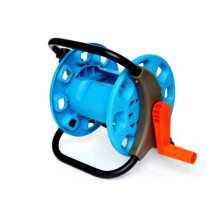 Garden Hose Reel Cart 25m Large Capacity Aluminum and Plastic Hose Storage Rack for Home Landscaping