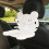 (White) Cute Animal Car Cup Holder - Space Saving Design 1